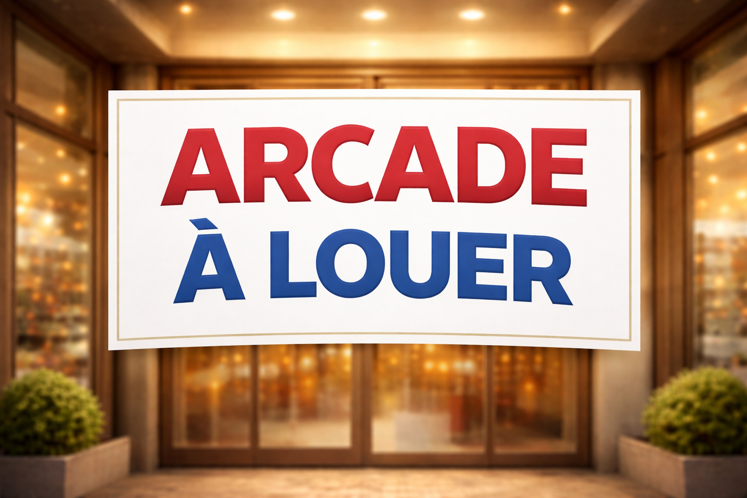 Arcade à louer